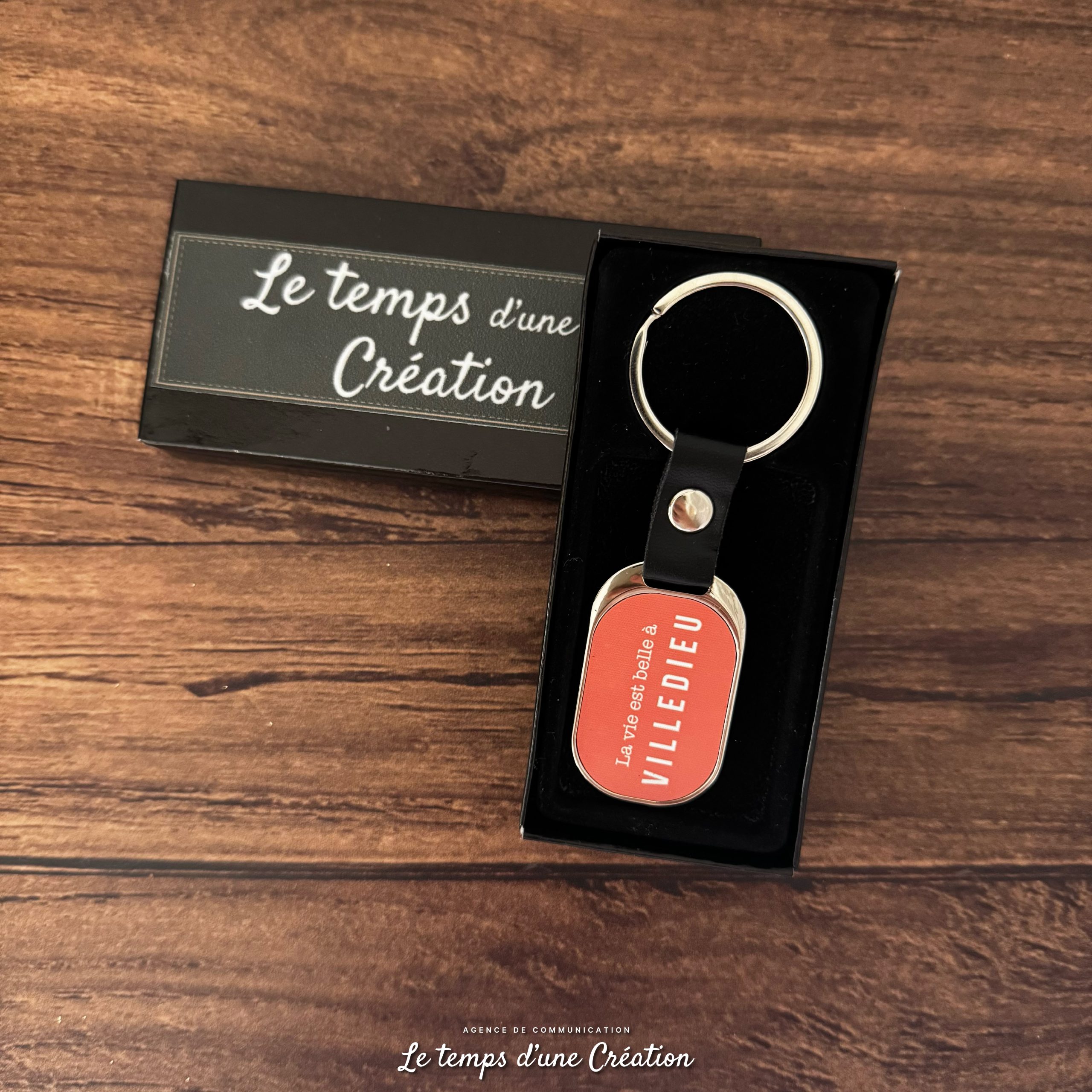 Porte-clés ovale