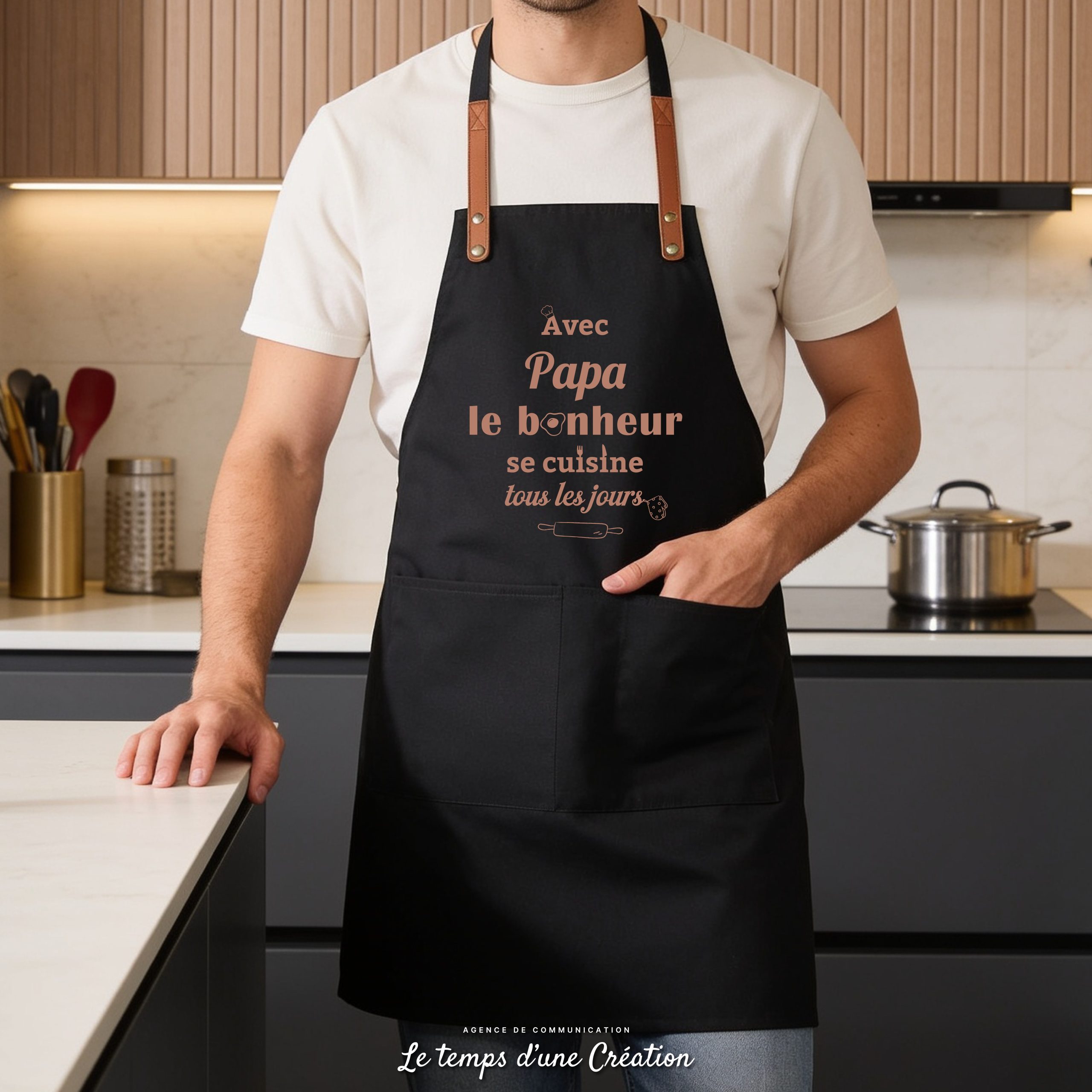 Tablier noir